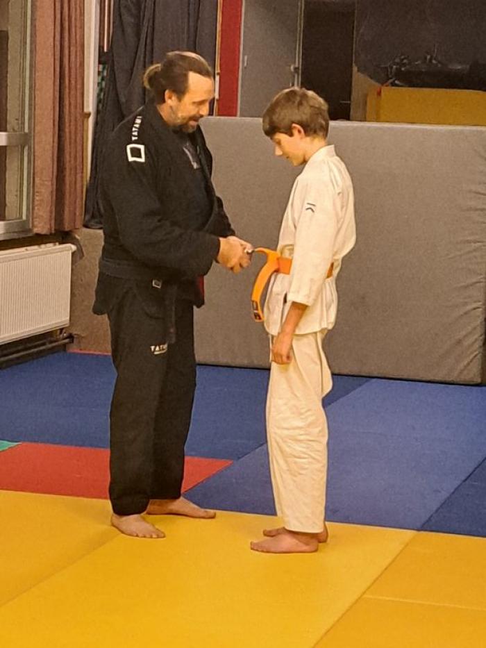 Orange belt · January 25, 2019 · Promoted by Jeroen Putzeys