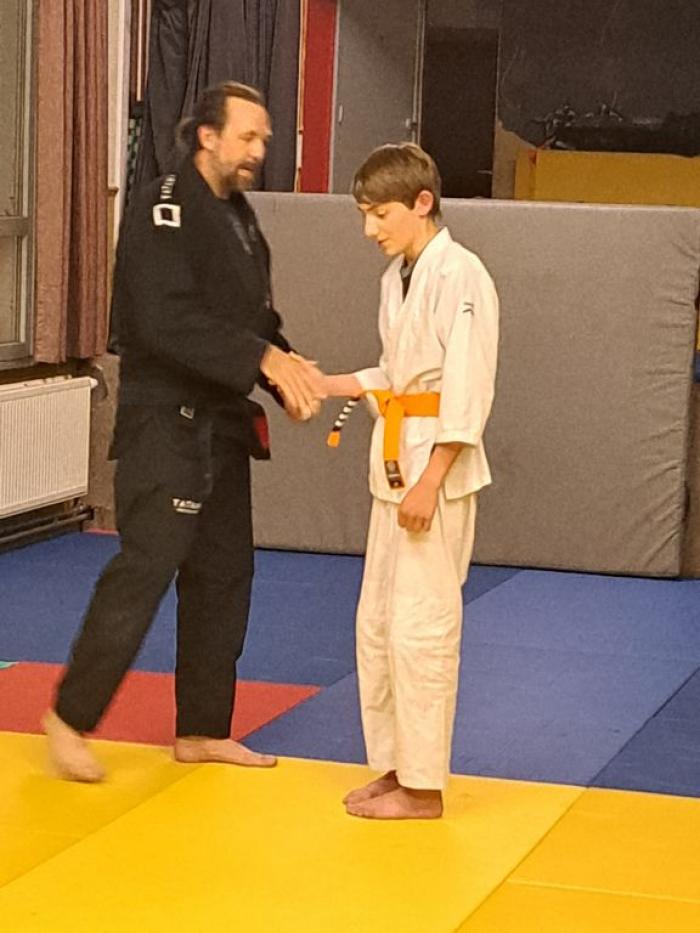 Orange belt · January 25, 2019 · Promoted by Jeroen Putzeys