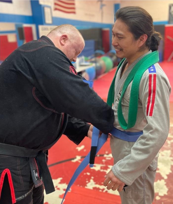Blue belt · April 5, 2023 · Promoted by Paul Byars
