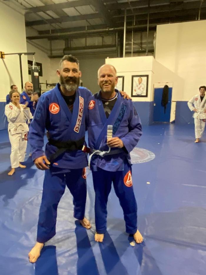 Blue belt · December 16, 2020 · Promoted by Garrett Glava