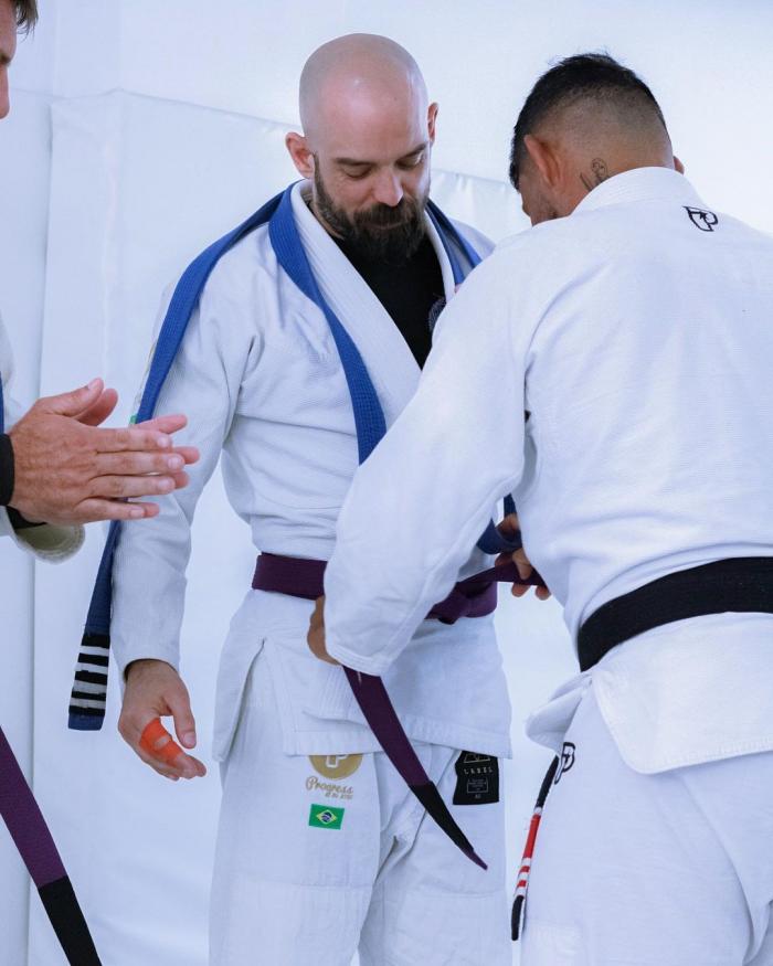 Purple belt · April 23, 2023 · Promoted by Marcos Romário