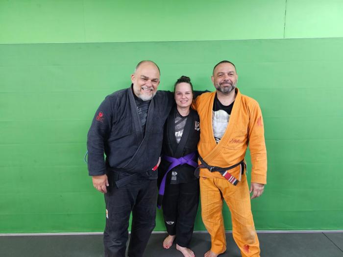 My promotion to purple belt