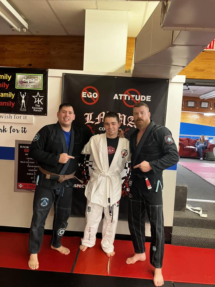 Luke Martinez (Left); Garrett Allen (Middle); Jeff Hammond (Right)