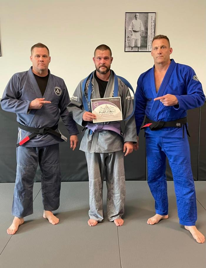 Student Promotion to Purple Belt