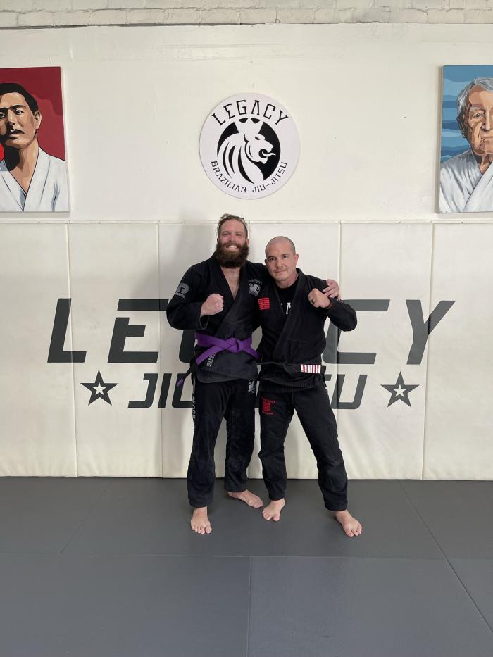 Purple belt · February 11, 2022 · Promoted by Alberto Crane