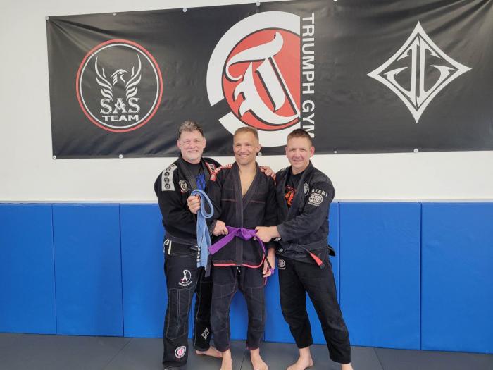 Purple belt · May 10, 2023 · Promoted by Jorge Gurgel