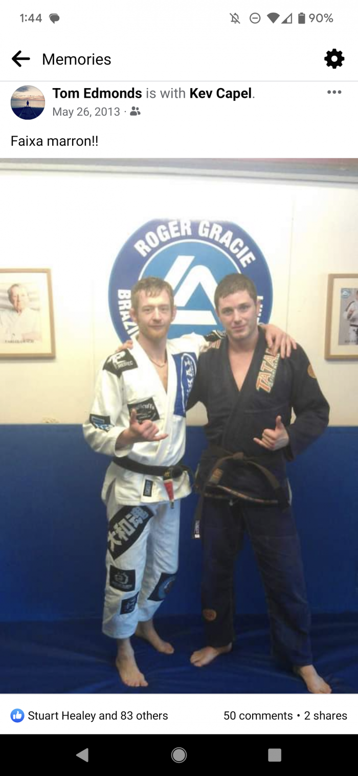 Brown belt · May 26, 2013 · Promoted by Kevin Capel