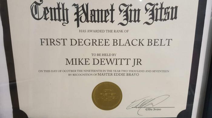 Black belt 1st degree · March 28, 2016 · Promoted by Eddie Bravo