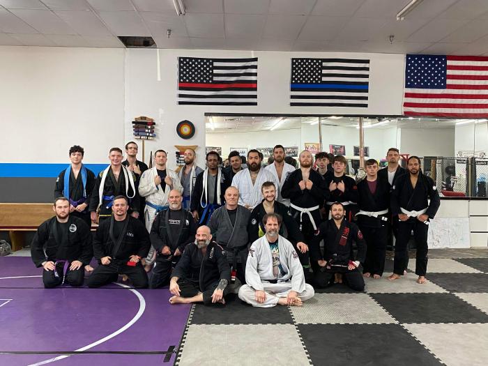 Teaching a seminar along with Mike O'Donnell at Anderson Martial Arts in Lawrenceburg, KY
