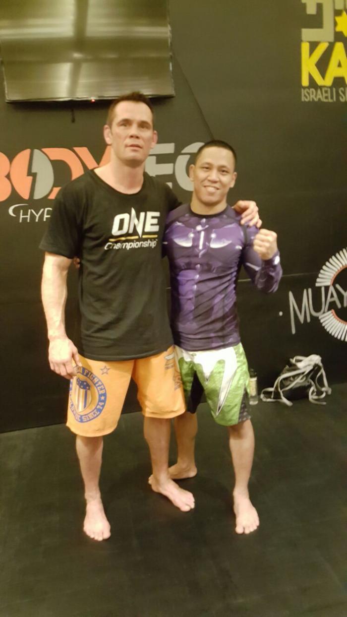 With my Math Teacher Rich Franklin