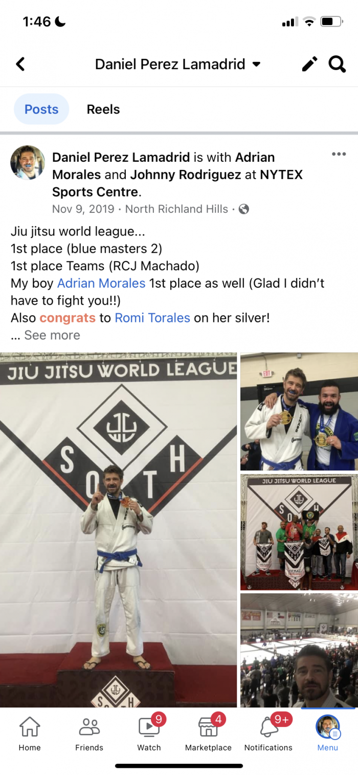 Blue belt · March 3, 2017 · Promoted by Michael Madeley