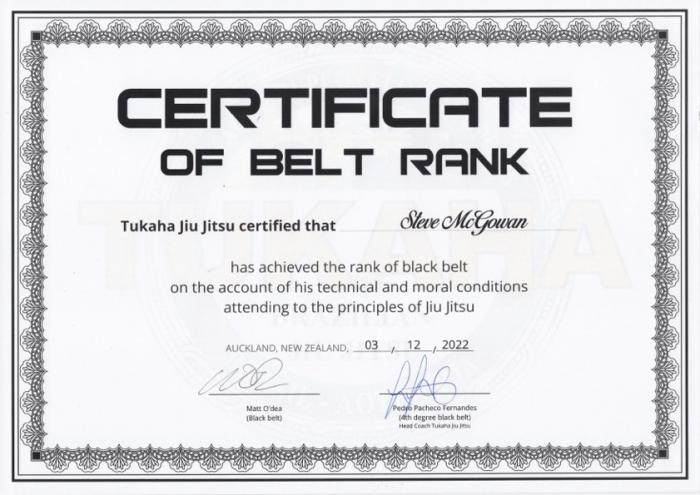 Black belt · December 3, 2022 · Promoted by Pedro Pacheco Fernandes