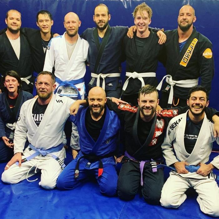 Blue belt · October 11, 2017 · Promoted by Neville Heath