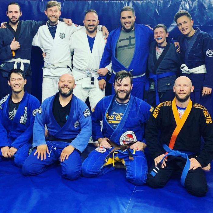 Blue belt · October 11, 2017 · Promoted by Neville Heath