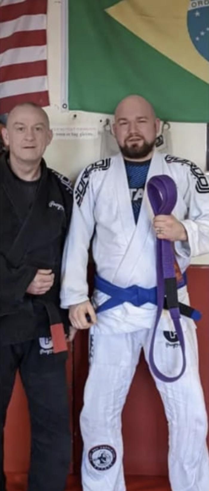 Purple belt · February 6, 2022 · Promoted by Chris Brown