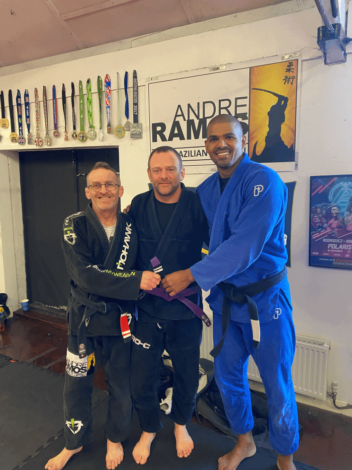 Purple belt · April 11, 2022 · Promoted by Mark Allis