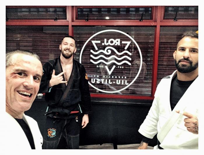 Training at Republic of Jiu-Jitsu