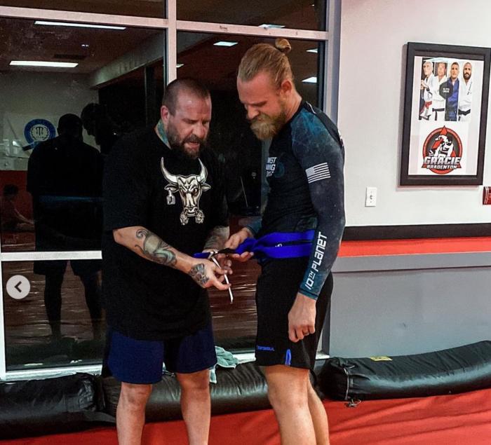 Blue belt · November 24, 2021 · Promoted by Sonny Parlin