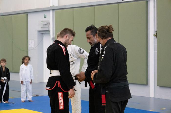 The first stop of the journey, getting my first stripe from Augusto Ferrari