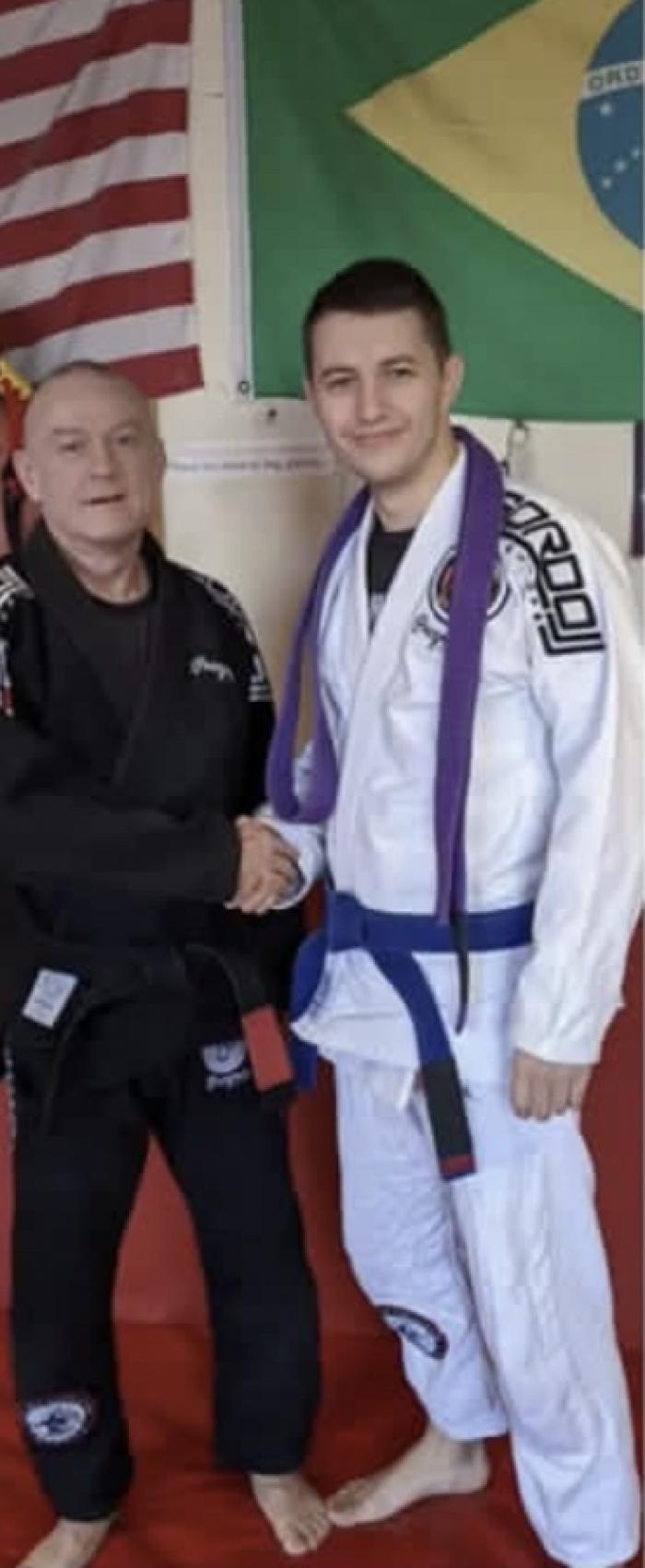 Purple belt · February 6, 2022 · Promoted by Chris Brown