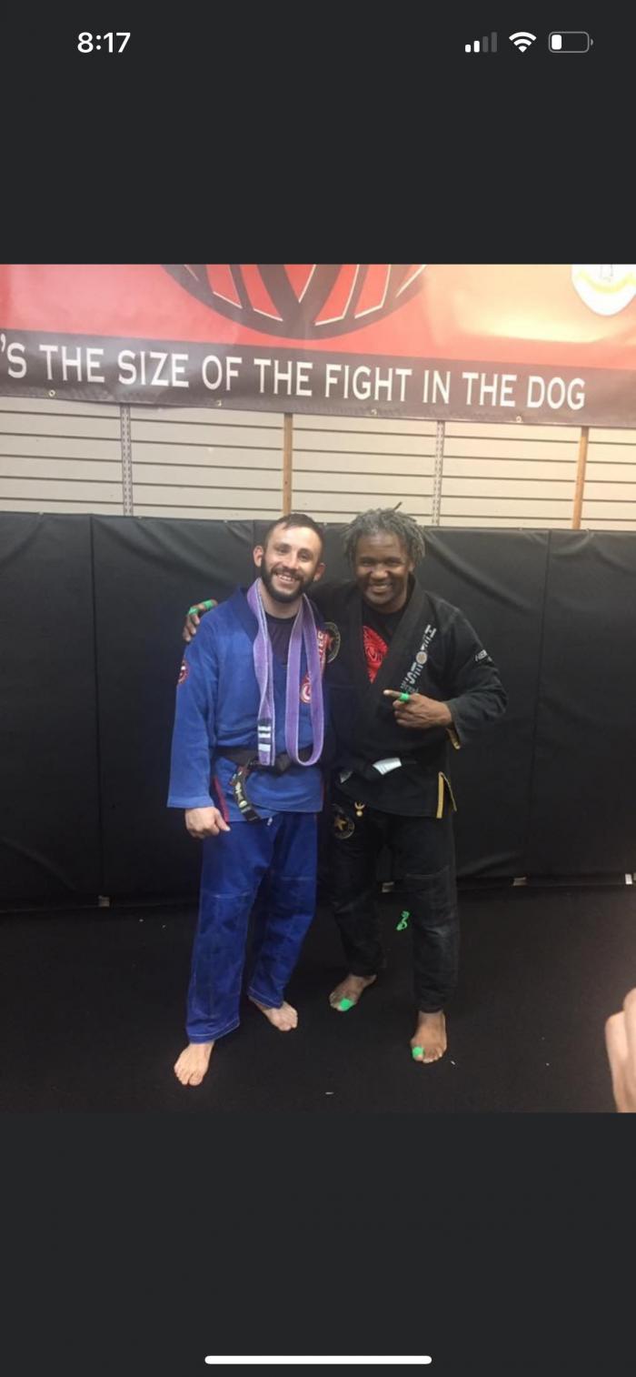 Brown belt · December 14, 2018 · Promoted by Kentrick Coleman