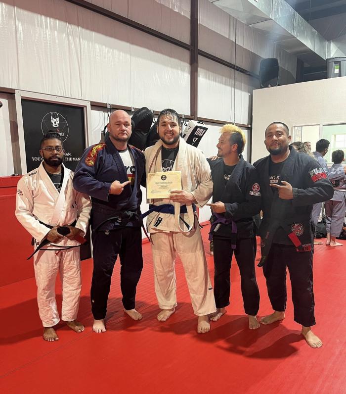 Blue belt · August 2, 2022 · Promoted by Richard Burmaster