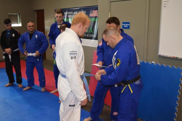 Blue belt · April 6, 2019 · Promoted by Brad Saunders