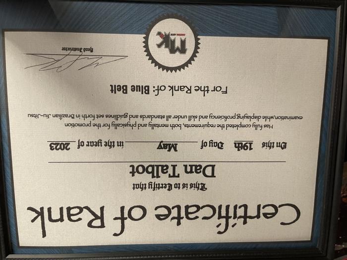 White belt · April 21, 2022