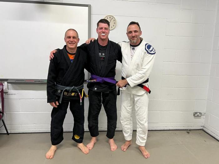 Purple belt · June 5, 2023 · Promoted by Marc Barton
