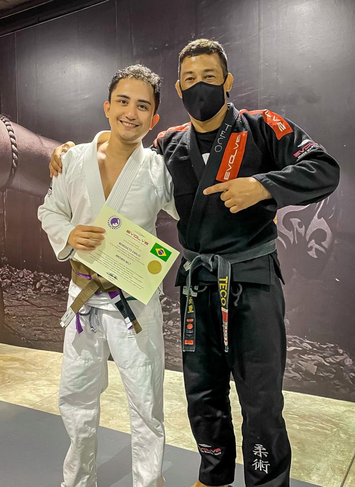 Brown belt · January 13, 2021 · Promoted by Almiro Barros