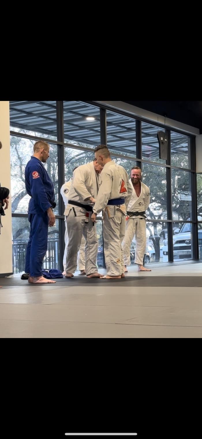 Blue belt · February 26, 2023 · Promoted by Jason Claunch