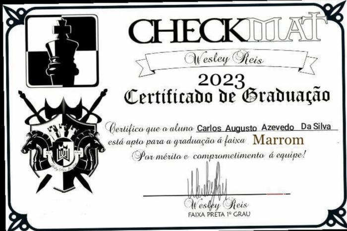 Brown belt · March 13, 2023 · Promoted by Wesley Reis