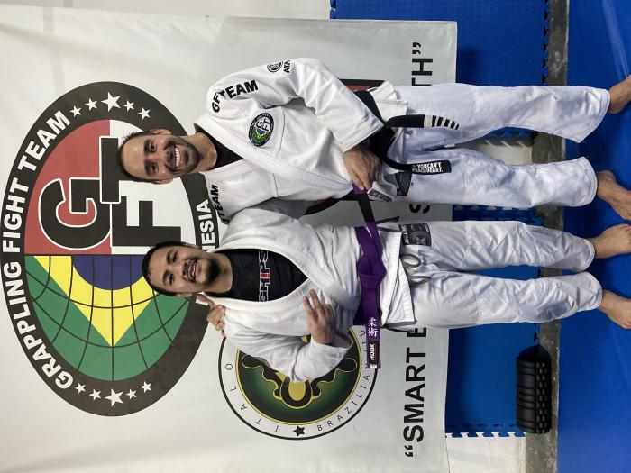 Purple belt · May 18, 2023 · Promoted by Prof. Bruno Cunha And Prof. Alexander Sumardi