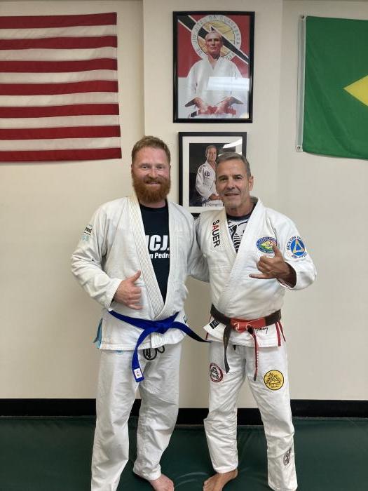 With Pedro Sauer as new blue belt