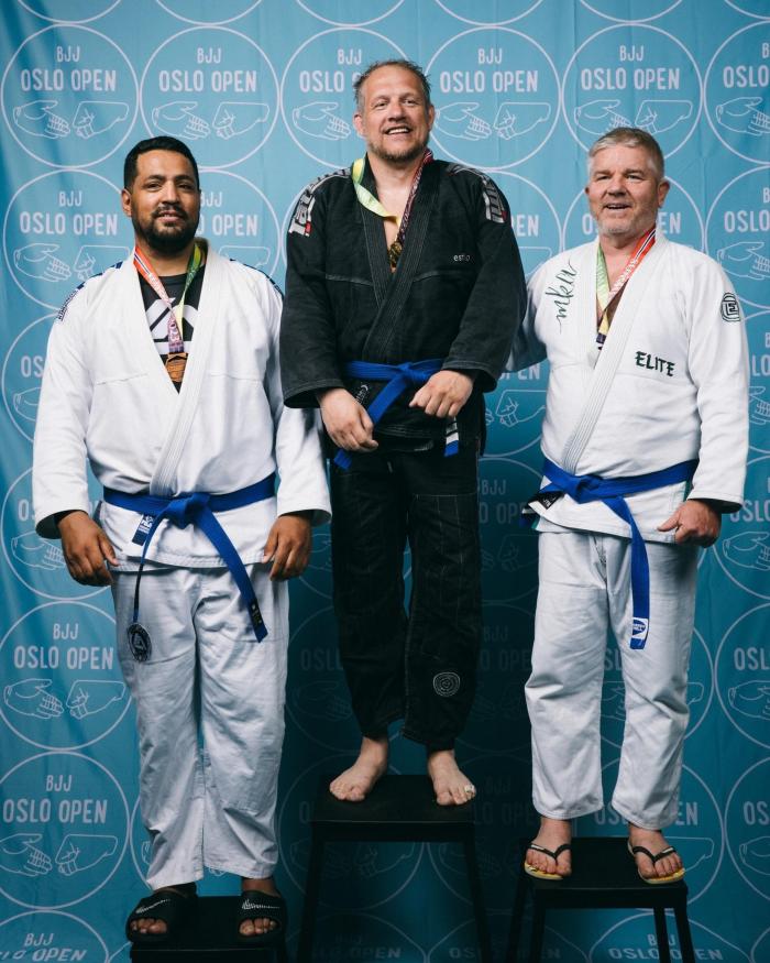 Silver medal Oslo Open BJJ 2023