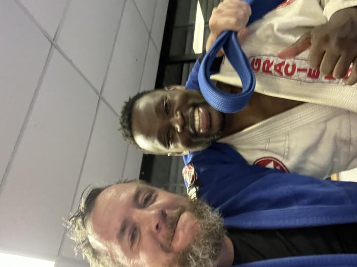 Blue belt · January 30, 2023 · Promoted by Sithembiso Hadebe “Zulu”