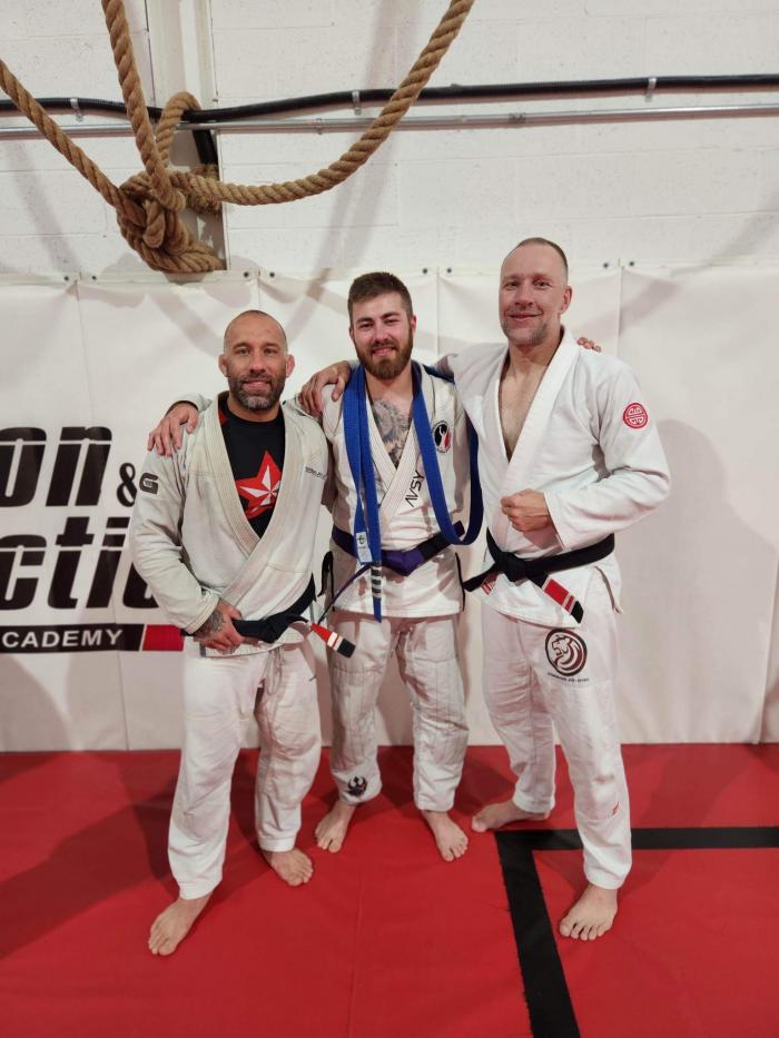 Purple belt · June 17, 2023 · Promoted by Kyle Sleeman