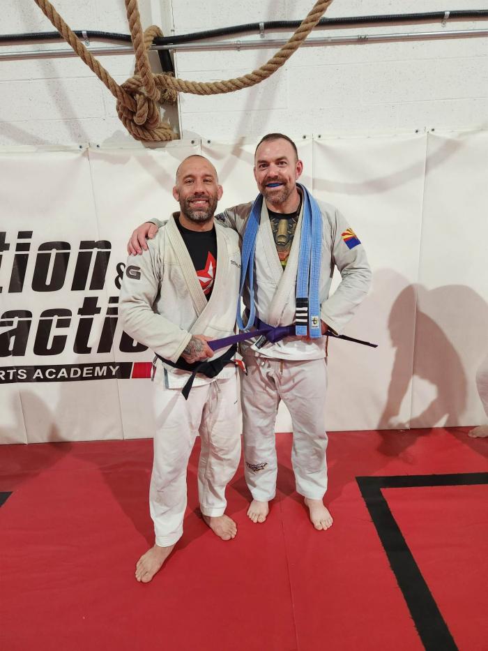 Purple belt · June 17, 2023 · Promoted by Kyle Sleeman