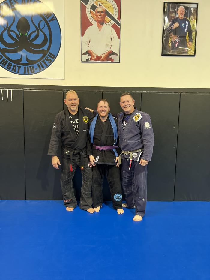 Purple belt · June 17, 2023 · Promoted by Chris Mize