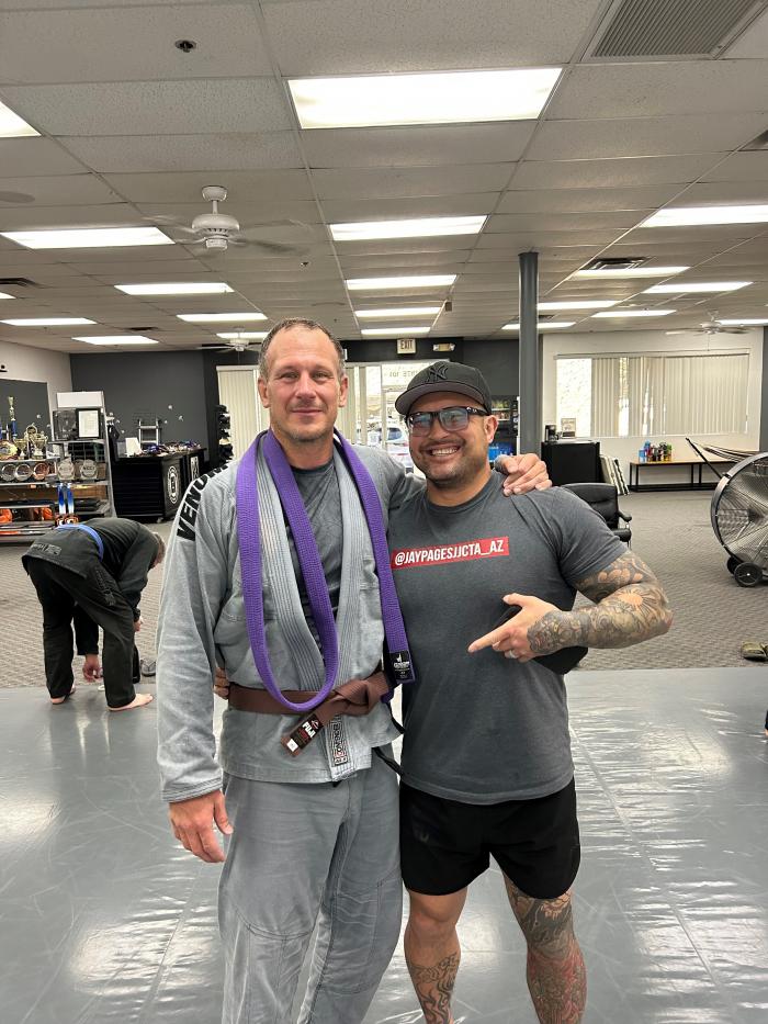 Brown belt · June 19, 2023 · Promoted by Jay Pages