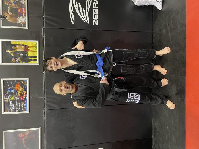 Blue belt · December 10, 2022 · Promoted by Smokey