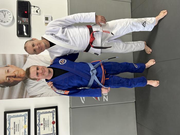 Blue belt · February 18, 2023 · Promoted by Rilion Gracie