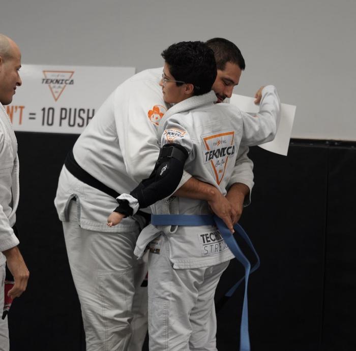 Blue belt · August 11, 2021 · Promoted by Teknica JiuJiutsu