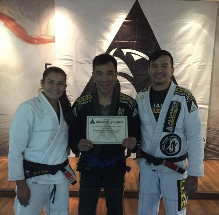 Blue belt · November 12, 2016 · Promoted by Deddy Wigraha