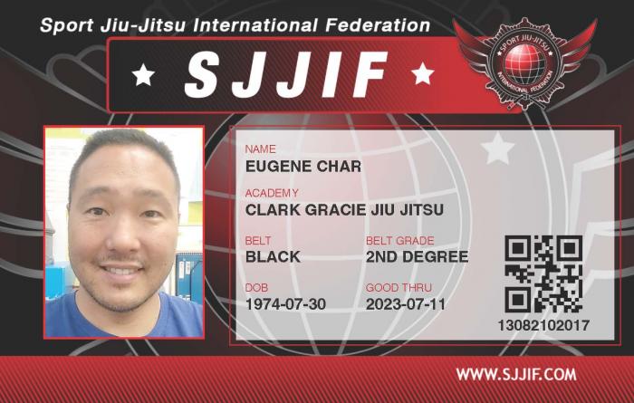 Black belt 2nd degree · June 1, 2019 · Promoted by Clark Gracie