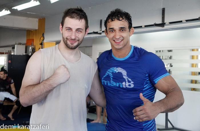 With Romylo Baral after he smashed me,great dude