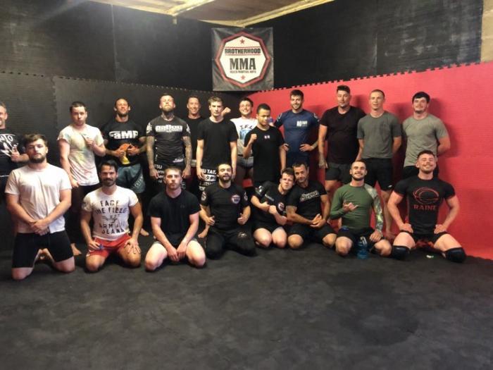 No-Gi training session