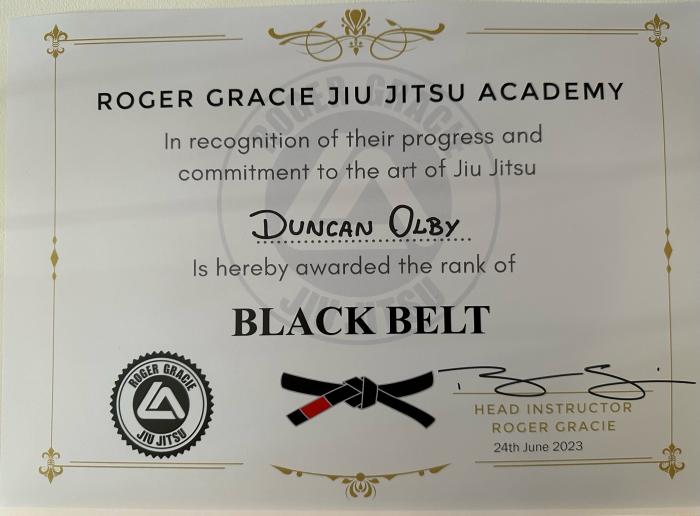 Black belt · June 24, 2023 · Promoted by roger gracie
