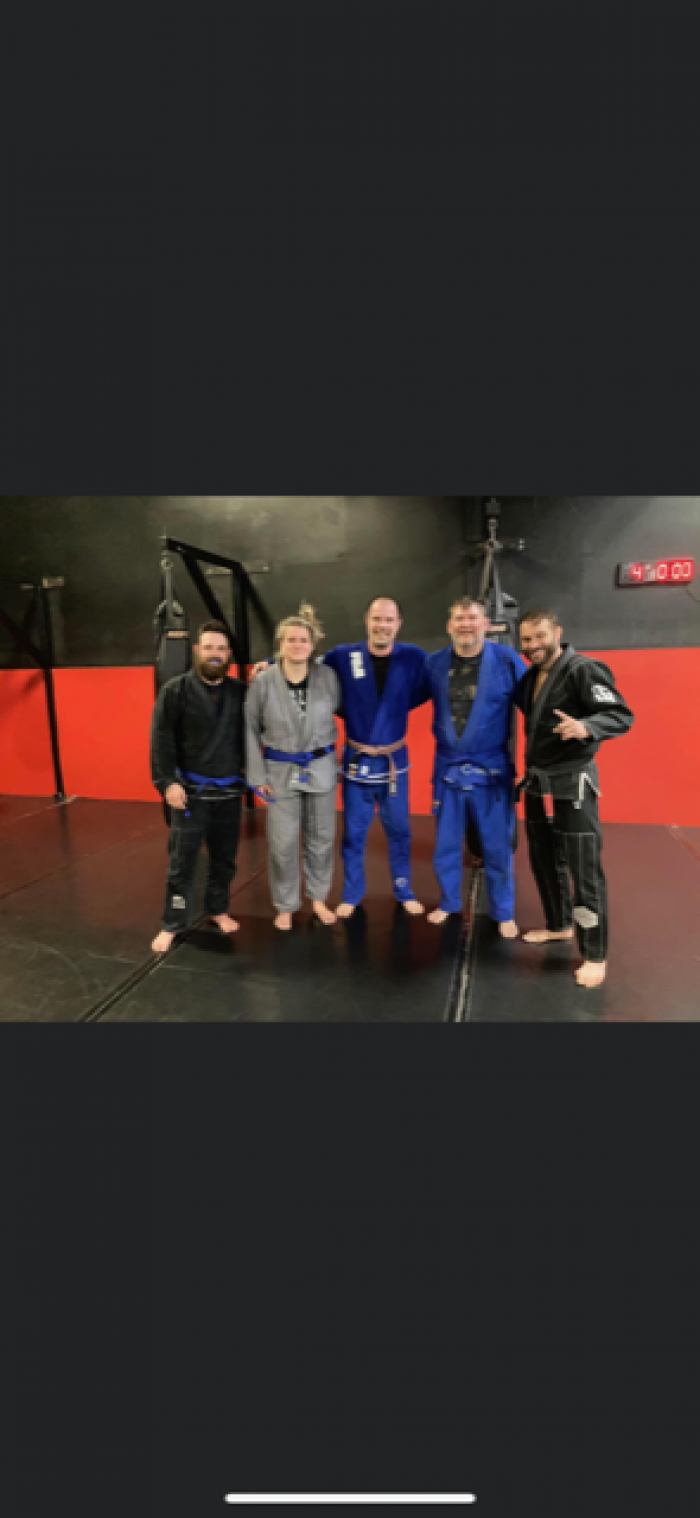 Blue belt · April 23, 2023 · Promoted by Jay Nolte