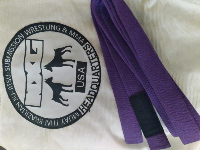 Purple belt · April 11, 2023 · Promoted by Michael Bateman